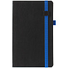 Ежедневник Ton Black, недатированный, черный с синий с нанесением логотипа