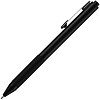 Ручка шариковая Renk, черная с нанесением логотипа