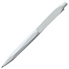Ручка шариковая Prodir QS20 PMP-P, белая с нанесением логотипа