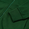 Толстовка на молнии с капюшоном Siverga 2.0 Heavy, темно-зеленая с нанесением логотипа