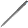 Ручка шариковая Prodir DS1 TMM Dot, серая с голубым с нанесением логотипа