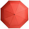 Складной зонт Hogg Trek, красный с нанесением логотипа