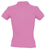 Рубашка поло женская PEOPLE 210, «розовая орхидея» с нанесением логотипа