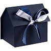 Коробка Homelike, синяя с нанесением логотипа