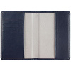 Обложка для паспорта Signature, синяя с нанесением логотипа