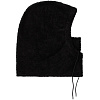 Балаклава-капюшон Flocky, черная с нанесением логотипа