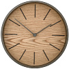 Часы настенные Paco, дуб с нанесением логотипа