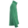 Куртка софтшелл мужская TRIAL, зеленая с нанесением логотипа