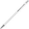 Ручка шариковая Mastermind, белая с нанесением логотипа