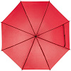 Зонт-трость Lido, красный с нанесением логотипа