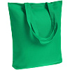 Холщовая сумка Avoska, зеленая с нанесением логотипа