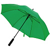 Зонт-трость Color Play, зеленый с нанесением логотипа