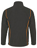 Куртка мужская Nova Men 200, темно-серая с оранжевым с нанесением логотипа