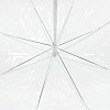 Прозрачный зонт-трость «СКА» с нанесением логотипа