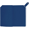Ежедневник Corner, недатированный, серый с синим с нанесением логотипа