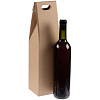 Коробка для бутылки Vinci, крафт с нанесением логотипа