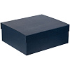 Коробка My Warm Box, синяя с нанесением логотипа