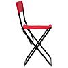Раскладной стул Foldi, красный с нанесением логотипа