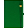 Ежедневник Favor Gold, недатированный, ярко-зеленый с нанесением логотипа