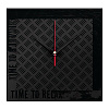 Часы настенные стеклянные Hard Work Black с нанесением логотипа