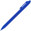 Ручка шариковая Cursive Soft Touch, синяя с нанесением логотипа