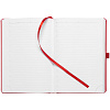 Ежедневник Favor, недатированный, красный с нанесением логотипа