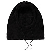 Балаклава-капюшон Flocky, черная с нанесением логотипа