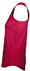 Майка женская MOKA 110, красная с нанесением логотипа