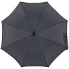 Зонт-трость rainVestment, темно-синий меланж с нанесением логотипа