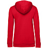 Толстовка с капюшоном женская Hoodie, красная с нанесением логотипа