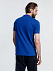 Рубашка поло мужская Adam, ярко-синяя с нанесением логотипа