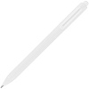 Ручка шариковая Cursive Soft Touch, белая с нанесением логотипа