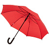 Зонт-трость с цветными спицами Bespoke, красный с нанесением логотипа