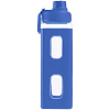 Бутылка для воды Square Fair, синяя с нанесением логотипа