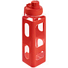 Бутылка для воды Square Fair, красная с нанесением логотипа