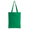 Холщовая сумка Strong 210, зеленая с нанесением логотипа