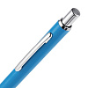 Ручка шариковая Mastermind, голубая с нанесением логотипа
