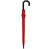 Зонт-трость с цветными спицами Bespoke, красный с нанесением логотипа