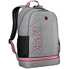 Рюкзак Collegiate Quadma, серый с нанесением логотипа