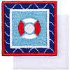 Шеврон на липучке «Спасательный круг» с нанесением логотипа