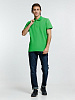Рубашка поло мужская Virma Premium, зеленое яблоко с нанесением логотипа