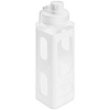 Бутылка для воды Square Fair, белая с нанесением логотипа