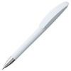 Ручка шариковая Prodir DS3.1 TPC, белая с нанесением логотипа