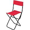 Раскладной стул Foldi, красный с нанесением логотипа
