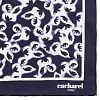 Платок Hirondelle Silk, темно-синий с нанесением логотипа