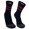Водонепроницаемые носки Running Lite, черные с красным с нанесением логотипа