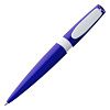 Ручка шариковая Calypso, синяя с нанесением логотипа