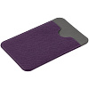 Чехол для карты на телефон Devon, фиолетовый с серым с нанесением логотипа