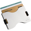 Футляр для карт Muller c RFID-защитой, серебристый с нанесением логотипа