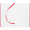 Ежедневник Grade, недатированный, красный с нанесением логотипа